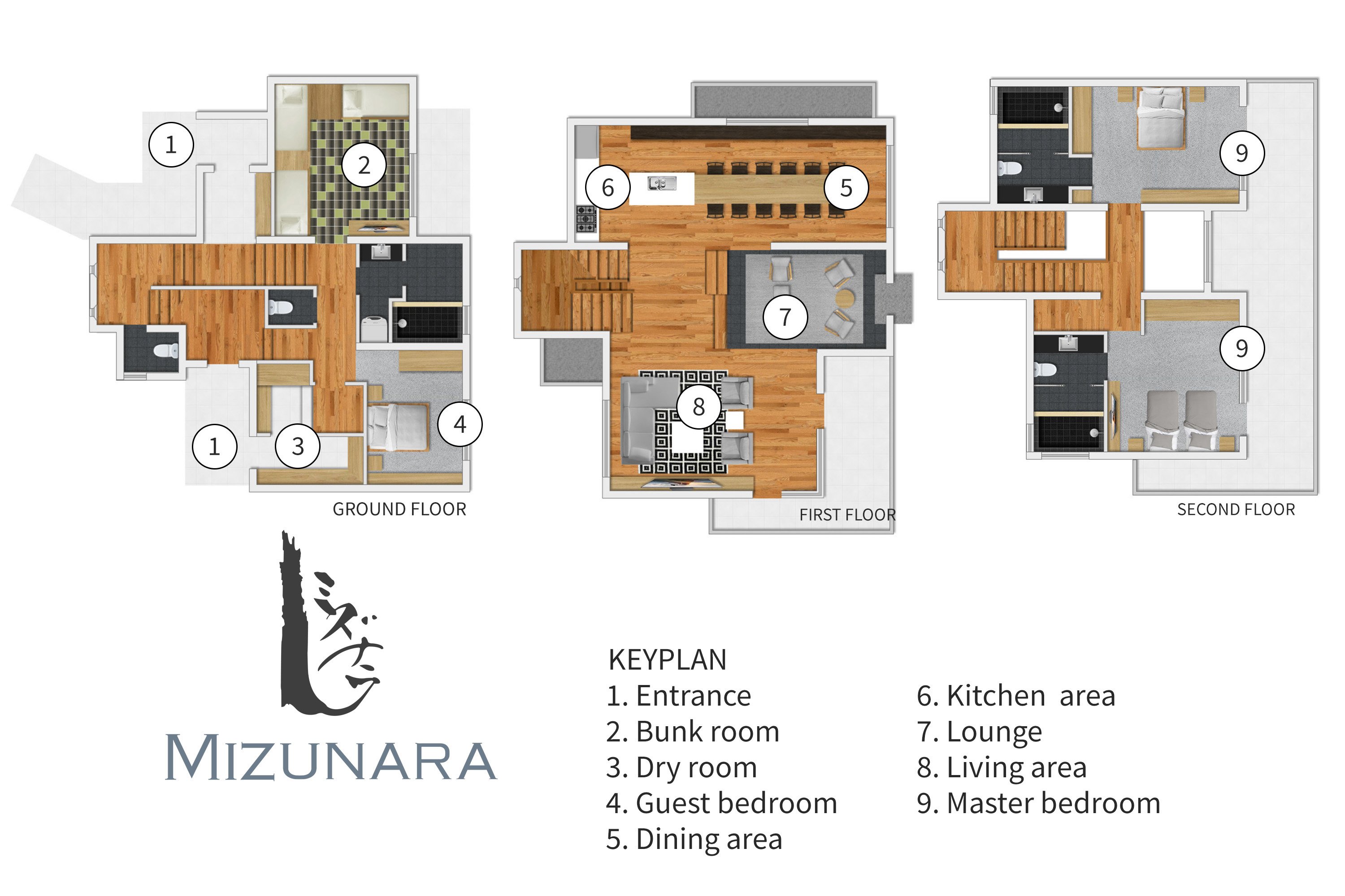 Mizunara Chalet Floorplan